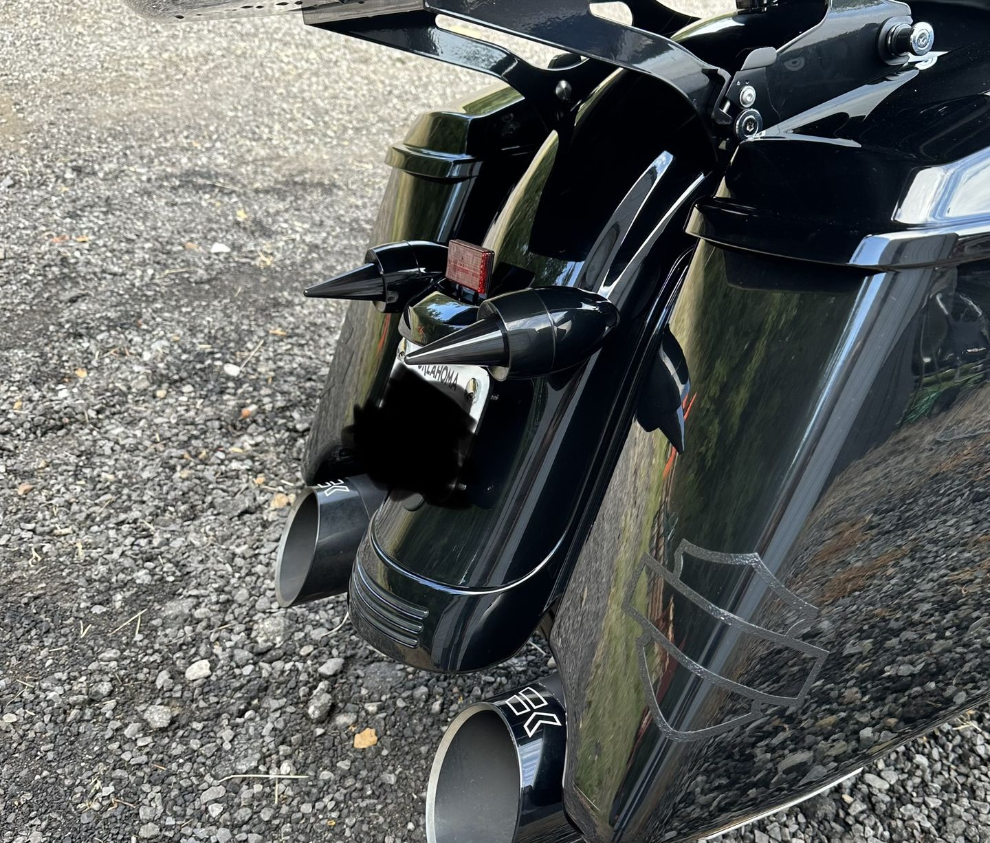 Customer photo review of Harley Davidson Turn Signal Lenses - Clip in Style