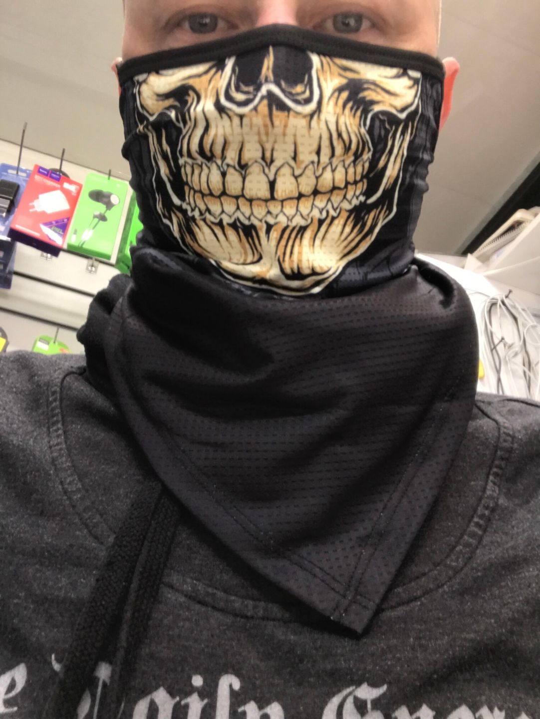 Customer photo review of Breathable UV-Block Neck Gaiter Bandana