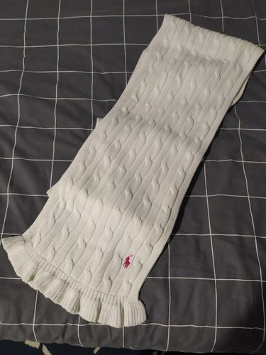 Customer photo review of Polo Ralph Lauren Vintage Knitted Scarf