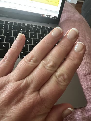 Customer photo review of French Tip  | Transparent Classic Nail Polish Wrap