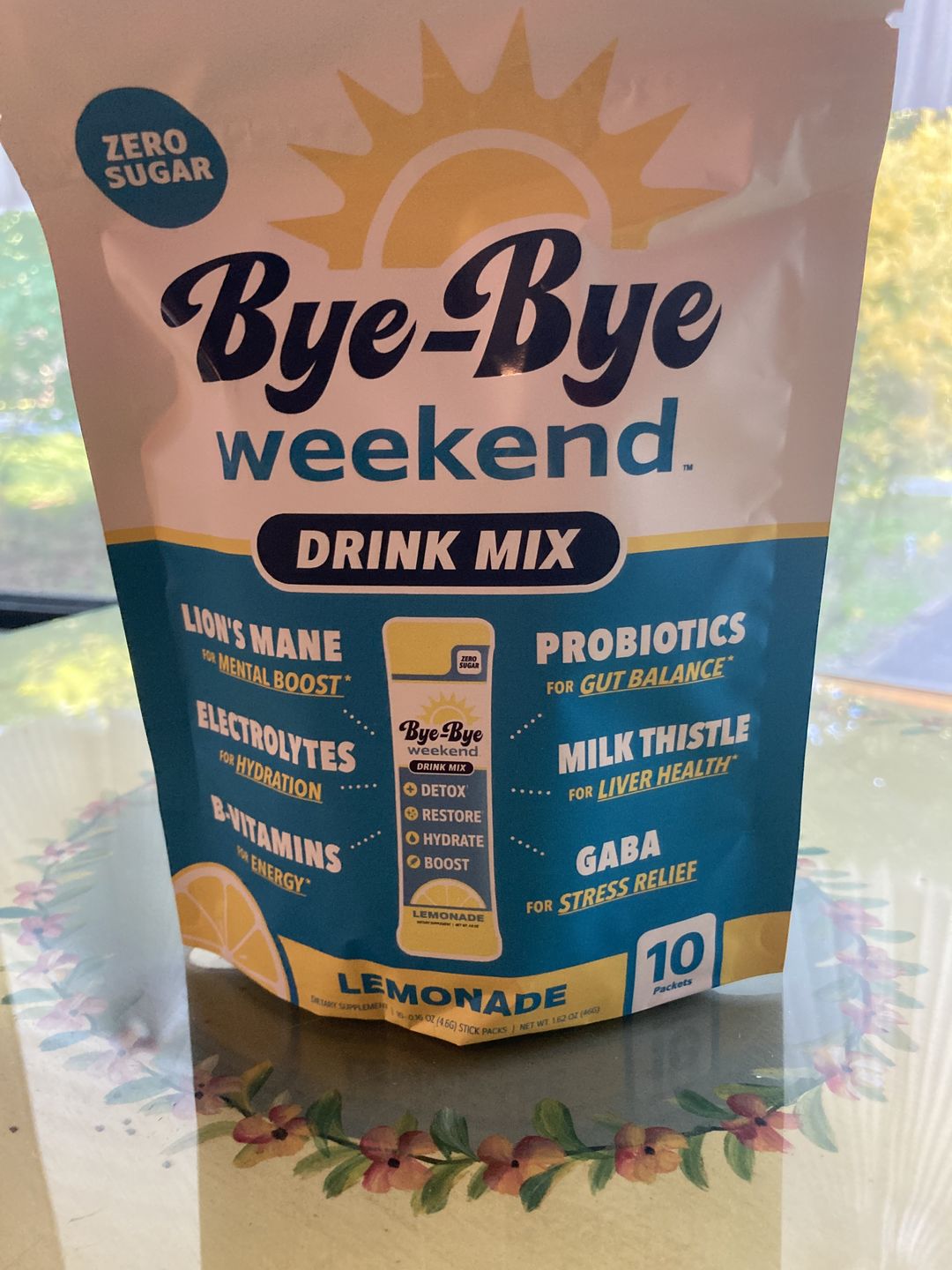 Customer photo review of Bye-Bye Weekend Drink Mix