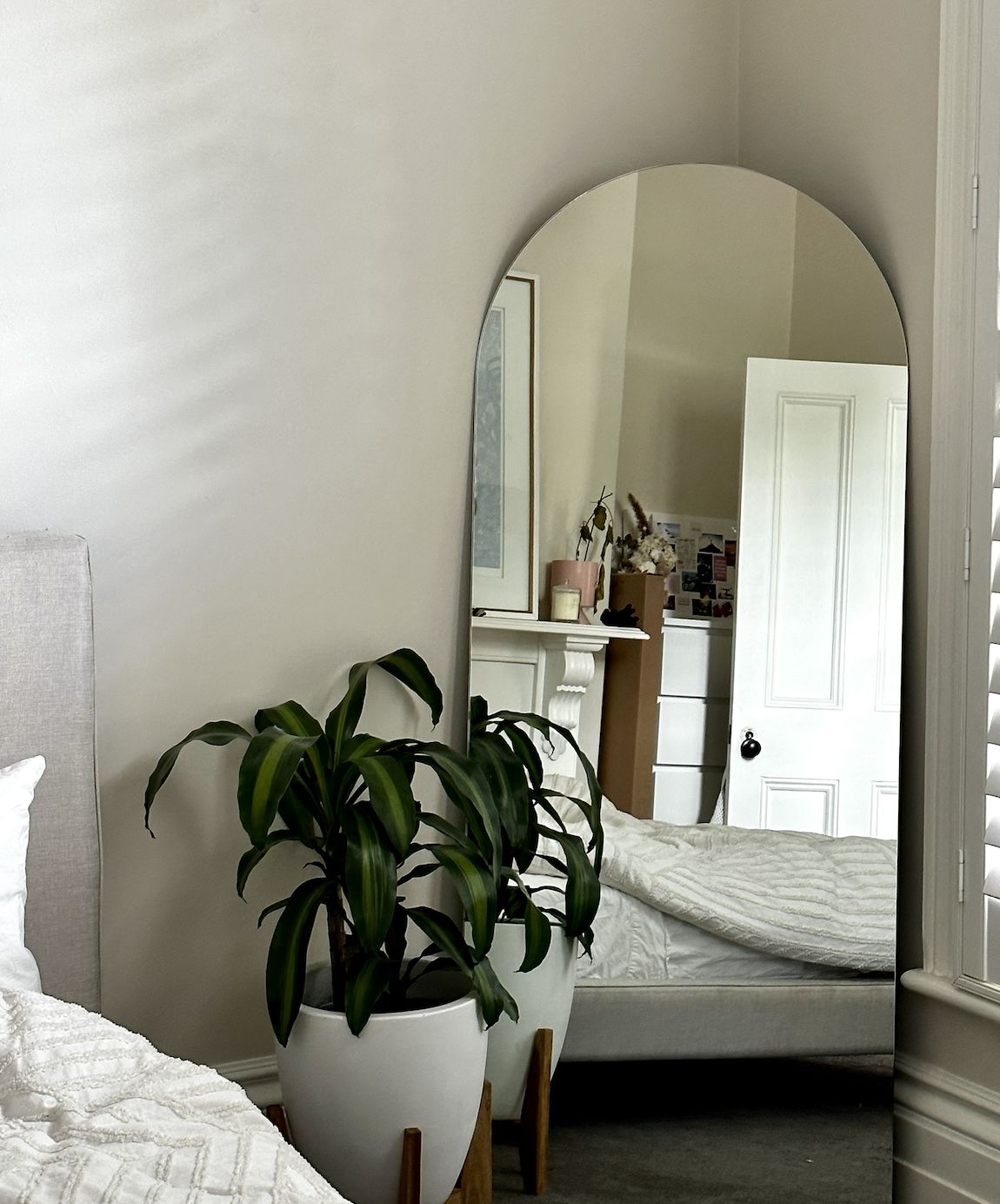 Customer photo review of Cassia - Frameless Full Length Mirror