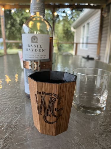 Customer photo review of The Whiskey Grail Logo Grails - Single