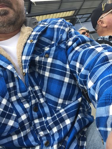 Customer photo review of Lumber Jacks Hoodie - Cotton