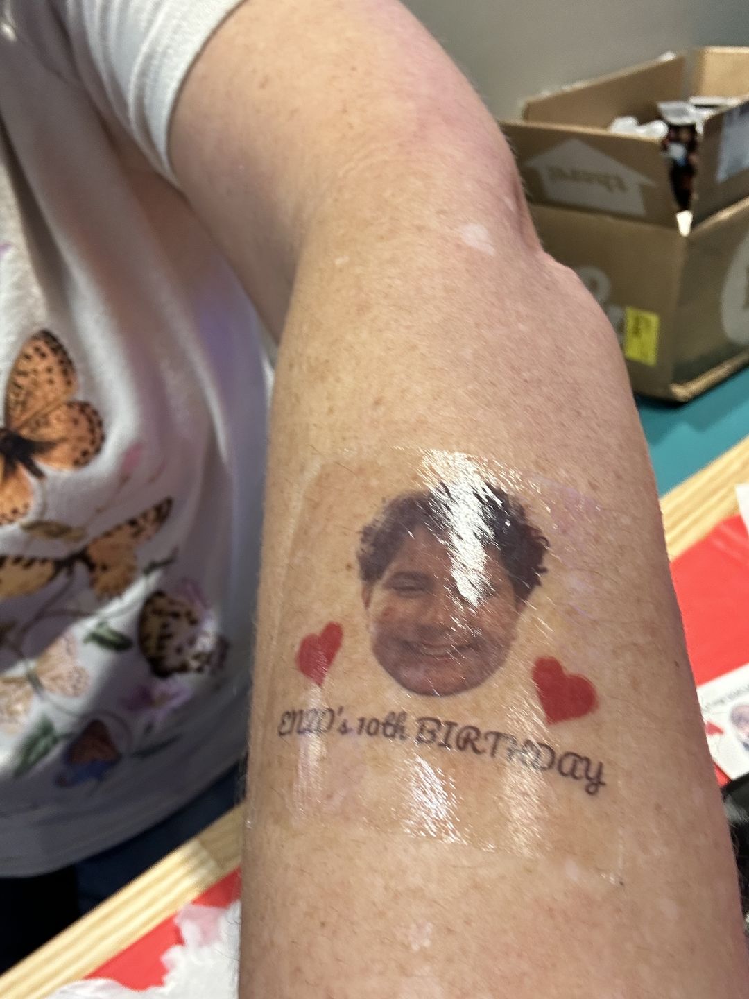 Customer photo review of Double Heart Love!
