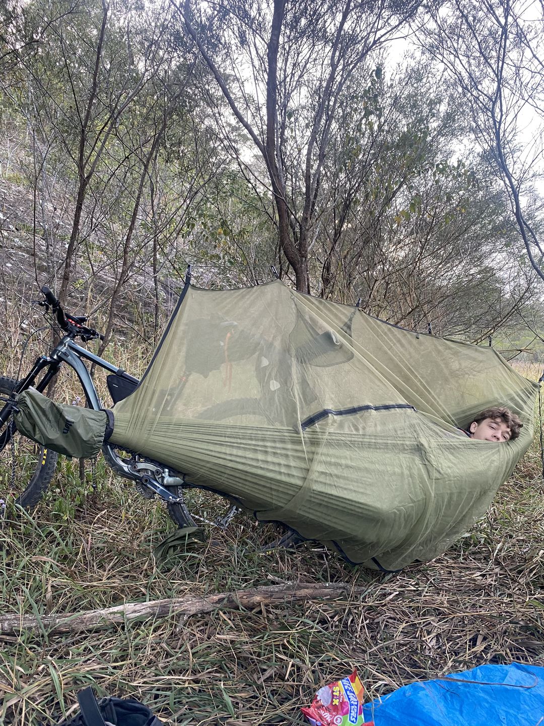 Customer photo review of Ultralight Hammock Set