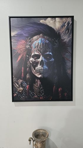 Customer photo review of Native Skull Warrior