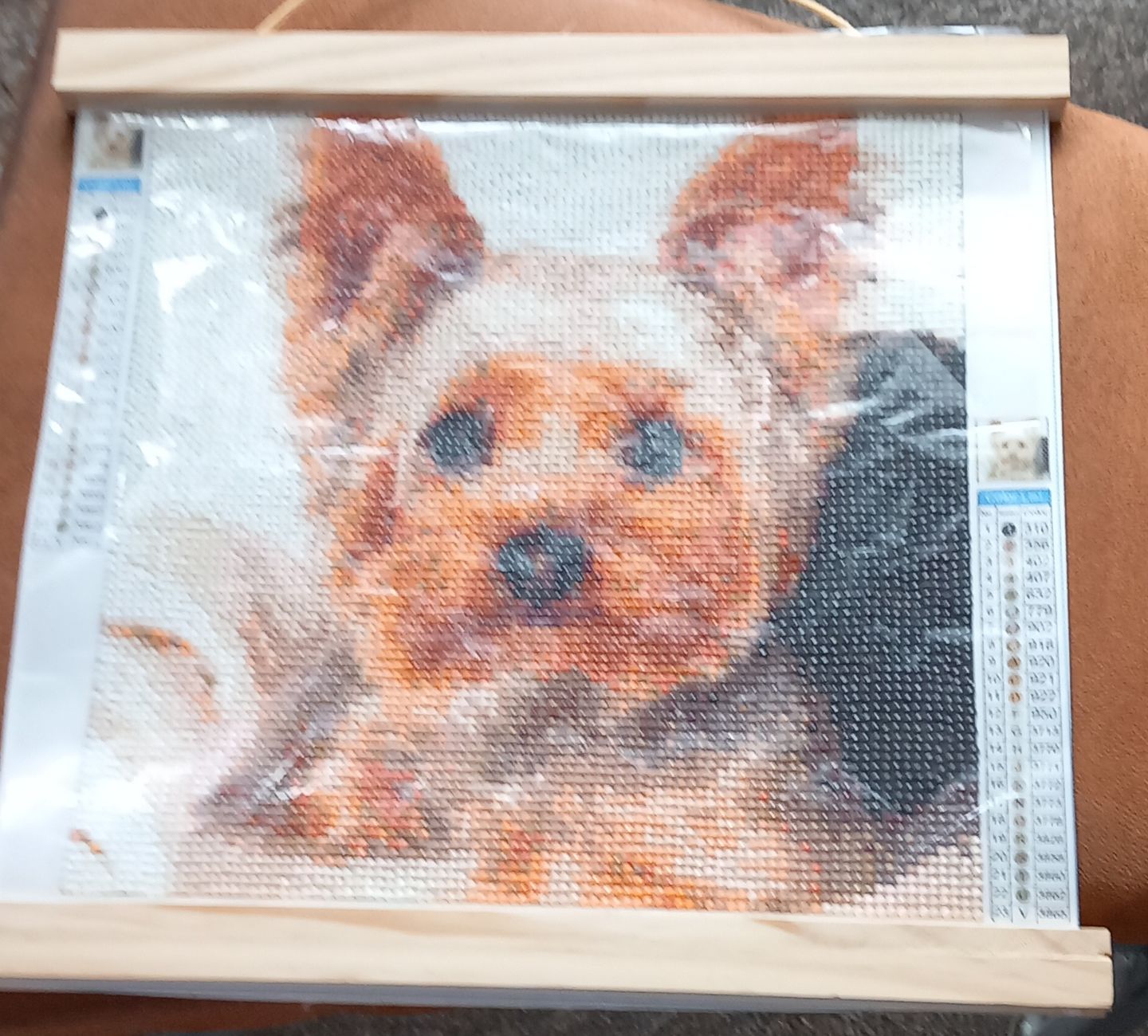 Customer photo review of Holzrahmen mit Magnetverschluss für Diamond Painting