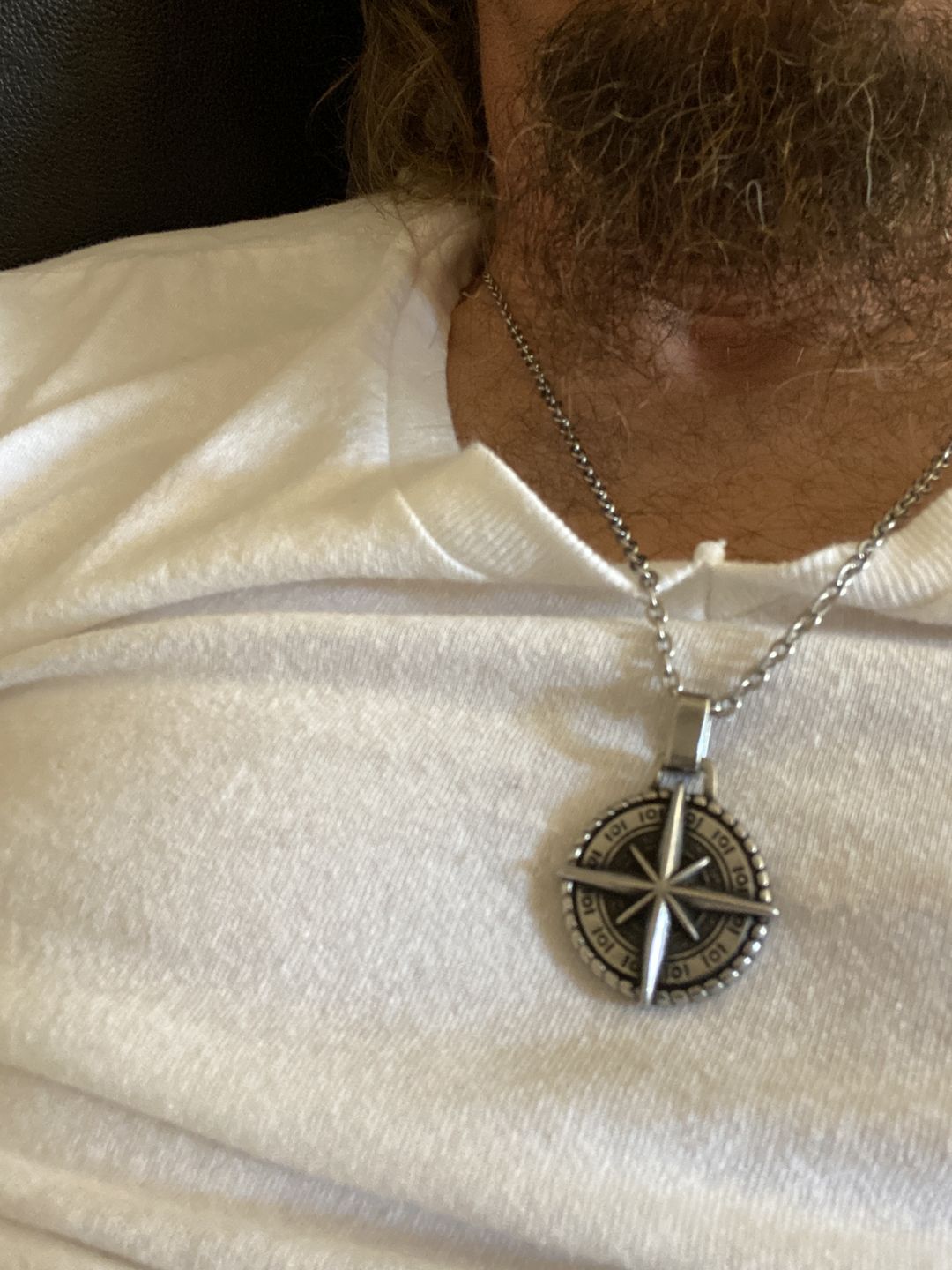 Customer photo review of Compass of Life - Necklace
