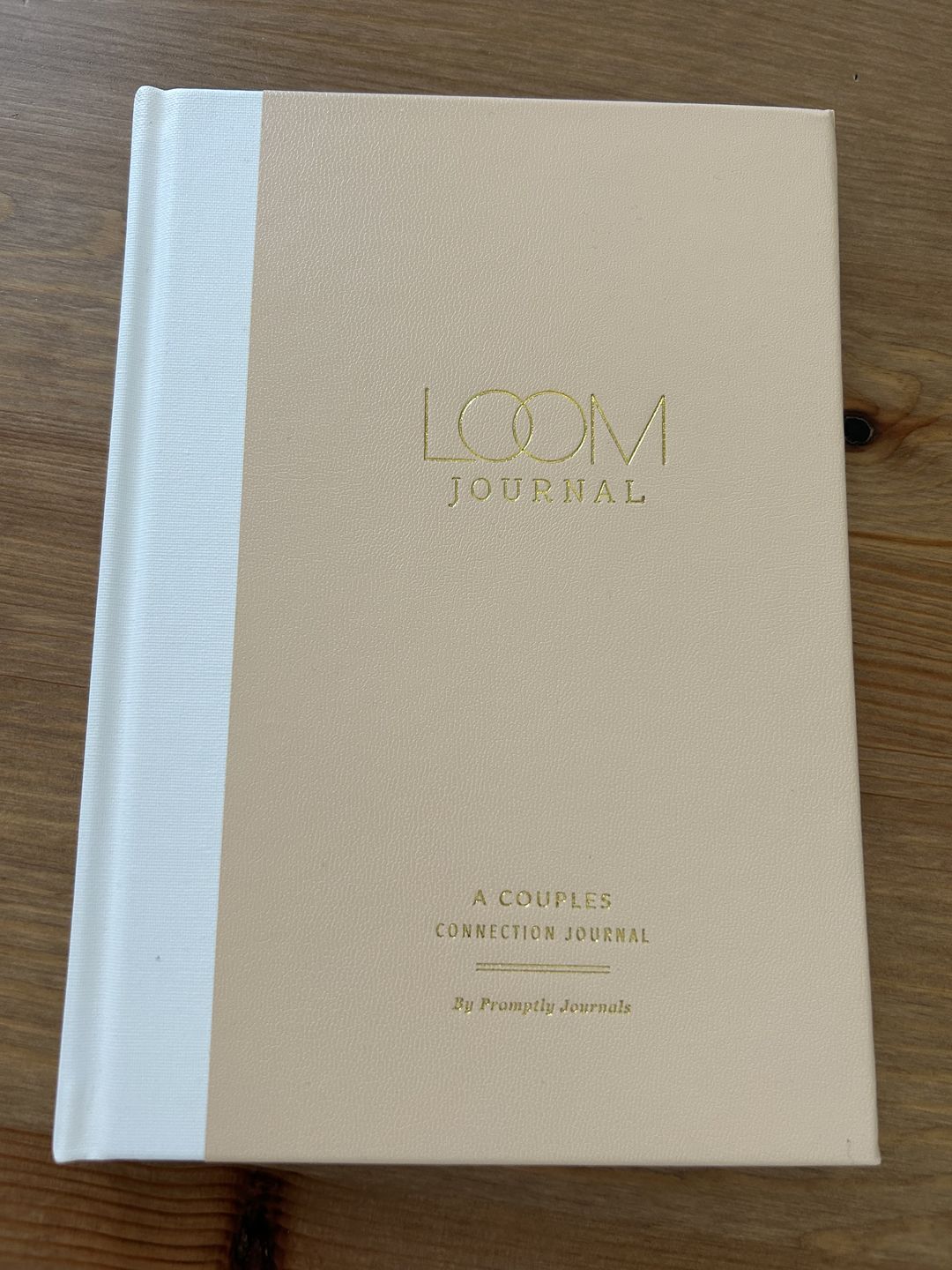 Customer photo review of Loom Couples Journal - Sorbet -Fullmhouse x Promptly Journals