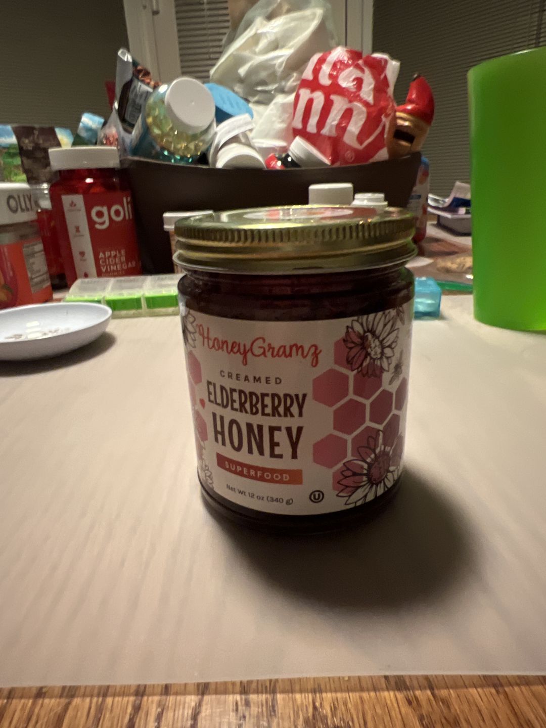Customer photo review of Organic Elderberry Honey