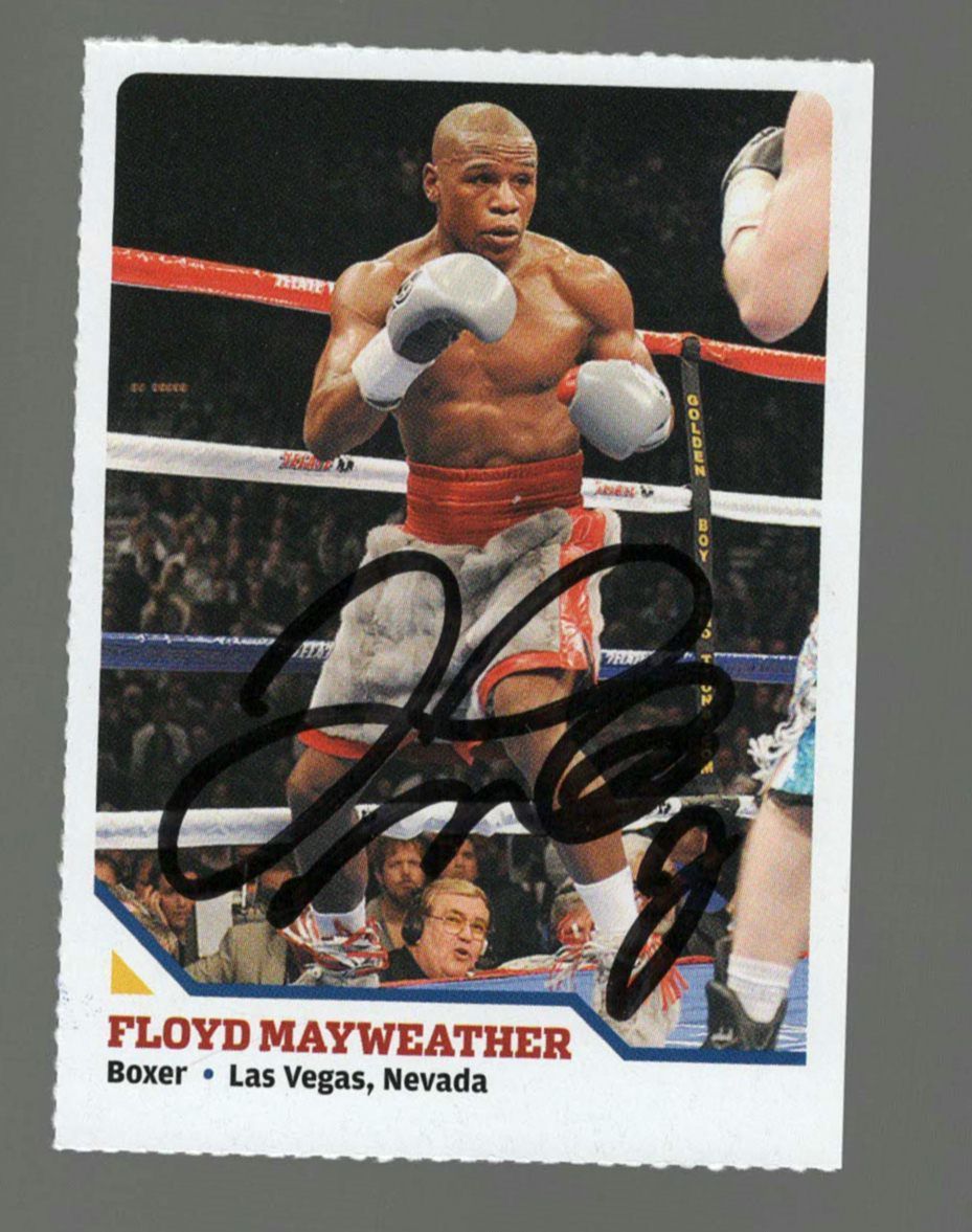 Customer photo review of Floyd Mayweather Jr Autograph Signing