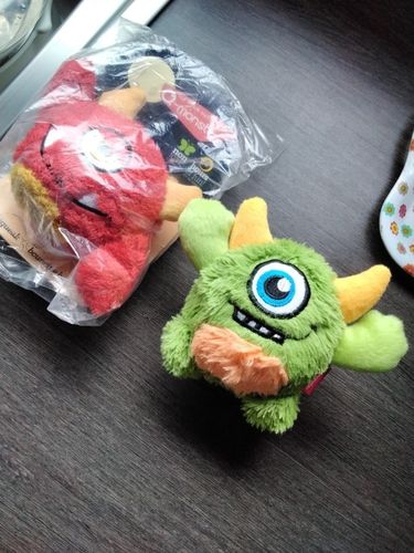 Customer photo review of DogFri™ MonsterBall - Monster Dog Aktivt Boldlegetøj