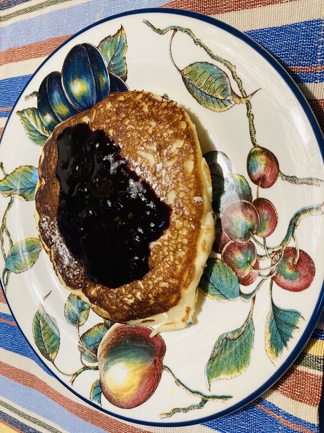 Customer photo review of Blue Heron Real Fruit Syrup - Huckleberry 11oz