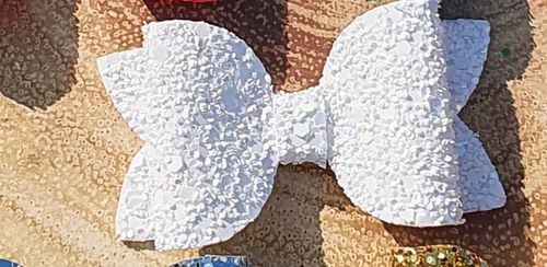 Tracy D. review of White Rainbows Lux Premium Chunky Glitter Fabric image 1 out of 1