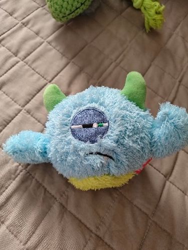 Customer photo review of DogFri™ MonsterBall - Monster Dog Aktivt Boldlegetøj