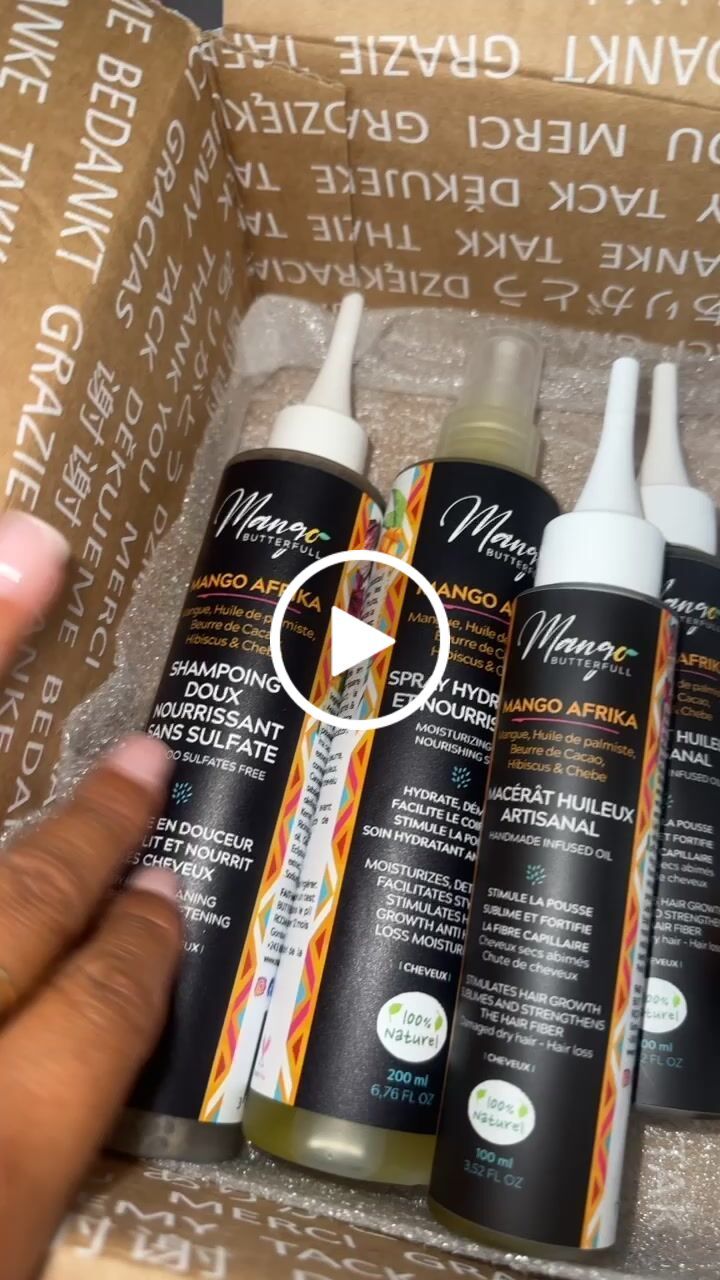 Customer video review of Pack Routine MANGO AFRIKA - 6 produits