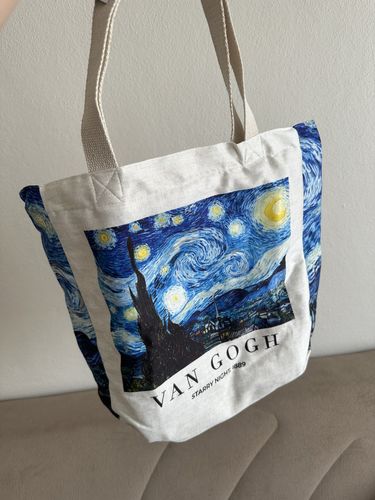 Customer photo review of The Starry Night Yıldızlı Gece Bez Çanta