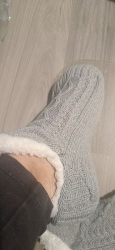 Customer photo review of Happy™ ThermalSocks - Indendørs Skridsikre Termosokker