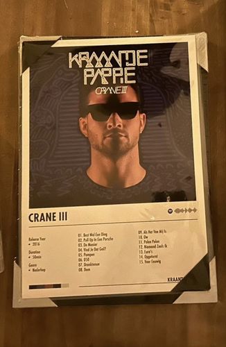 Customer photo review of Custom Album Cover Poster | Design 1