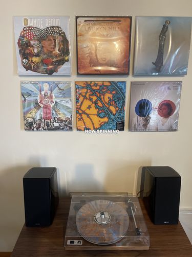 Customer photo review of R2000DB 2.0 Active Bluetooth Bookshelf Speakers