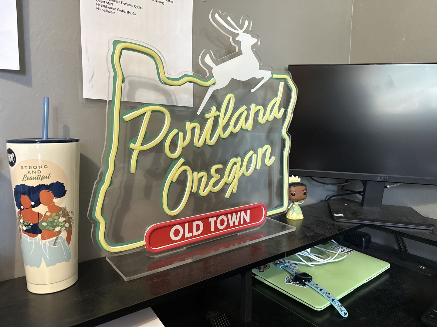 Customer photo review of LED Portland Sign