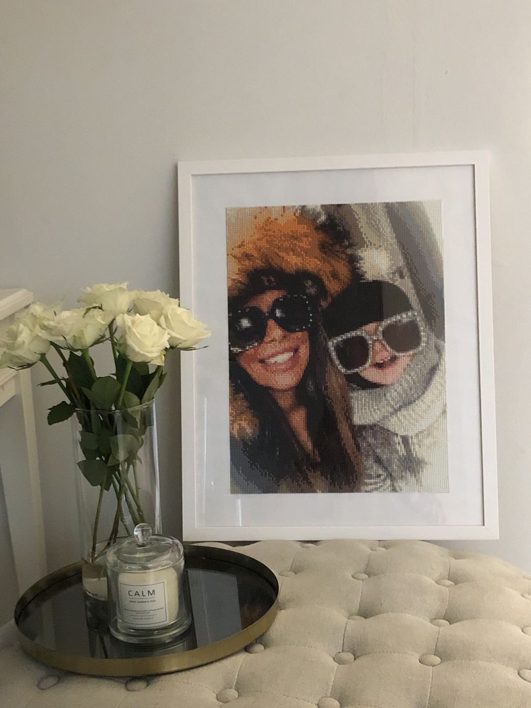 Customer photo review of Timanttimaalaus omalla kuvalla