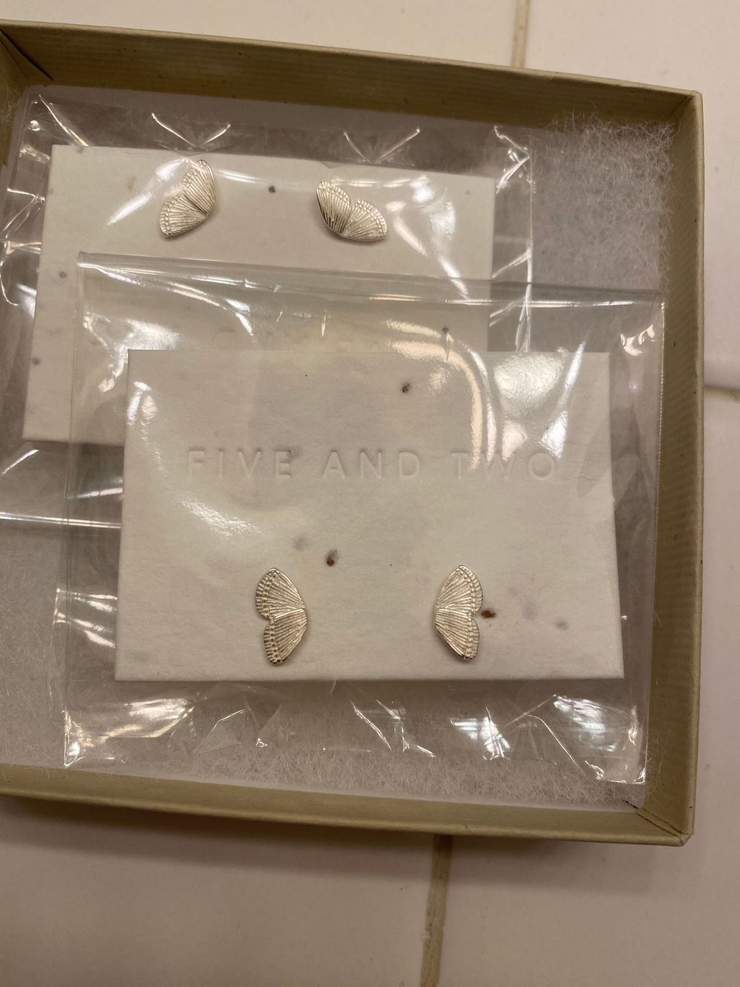 Customer photo review of Dani earrings