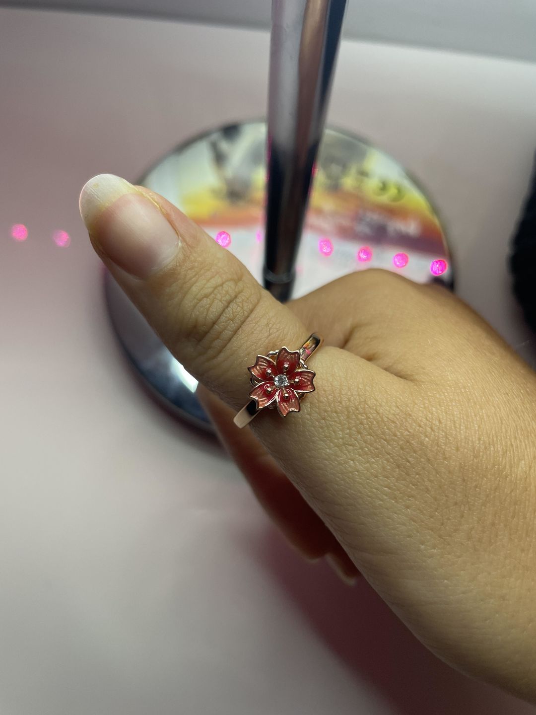 Customer photo review of Bague d'Anxiété Ajustable - CAMÉLIA