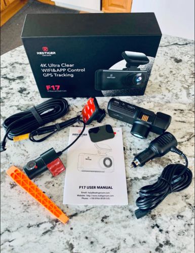 Customer photo review of Redtiger F17 4K 3-Channel 5G Wifi Dash Cam