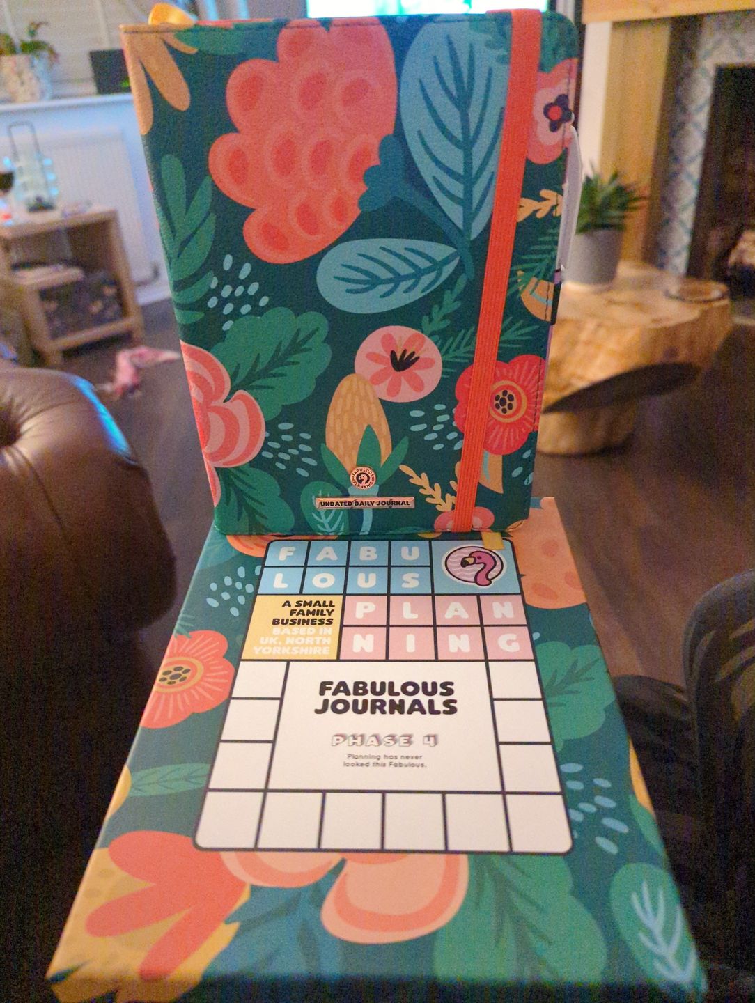 Customer photo review of Floral - Planning Journal