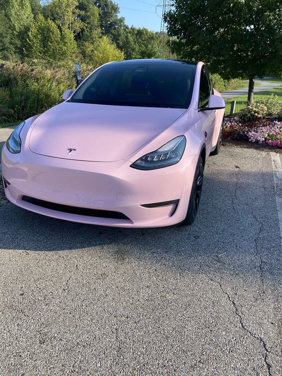 Customer photo review of High Glossy Baby Pink Vinyl Wrap