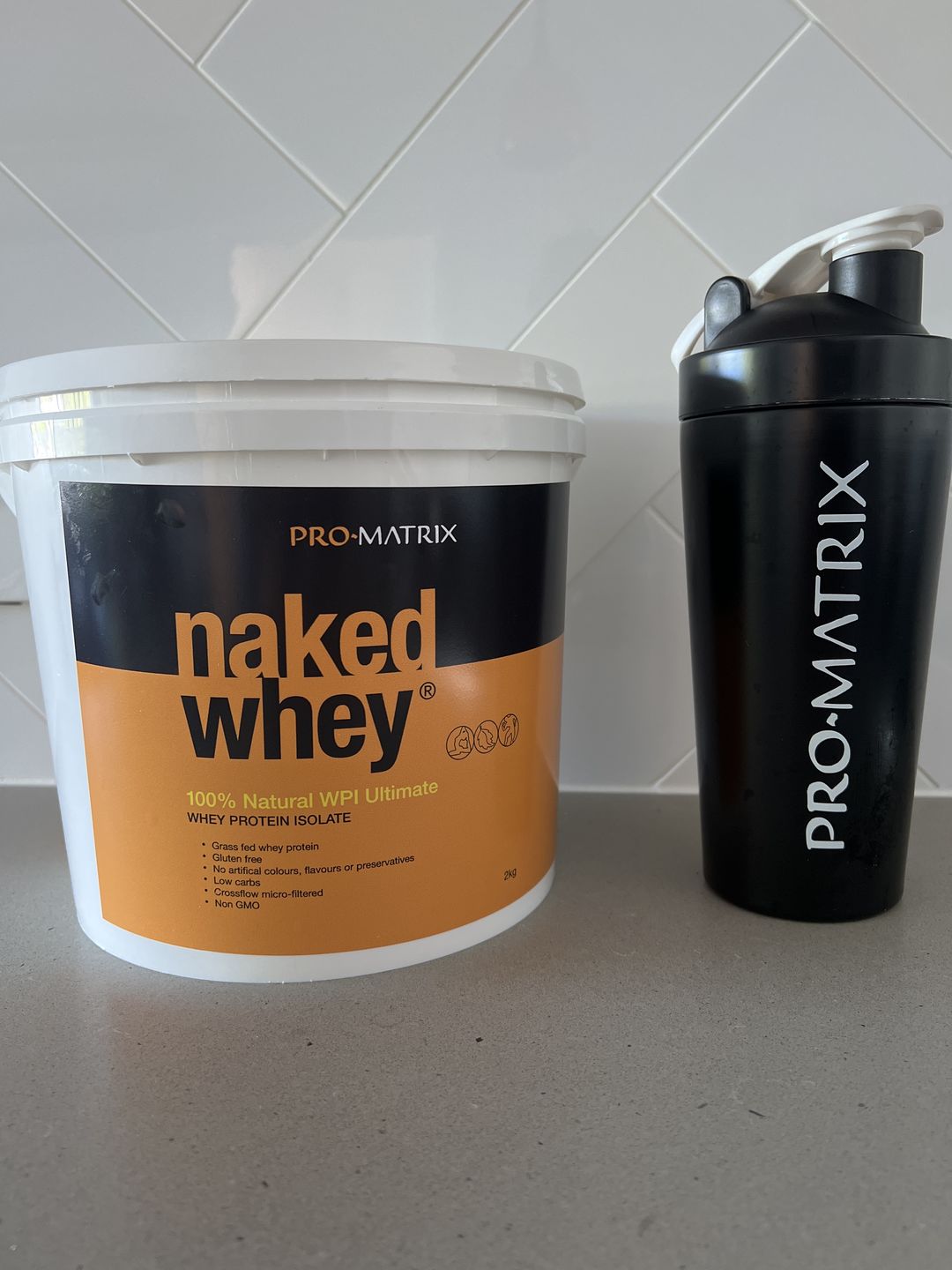 Customer photo review of 2kg UNFLAVOURED, Isolate NAKED WHEY