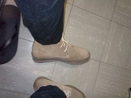 Customer photo review of Bronx Suede Boots