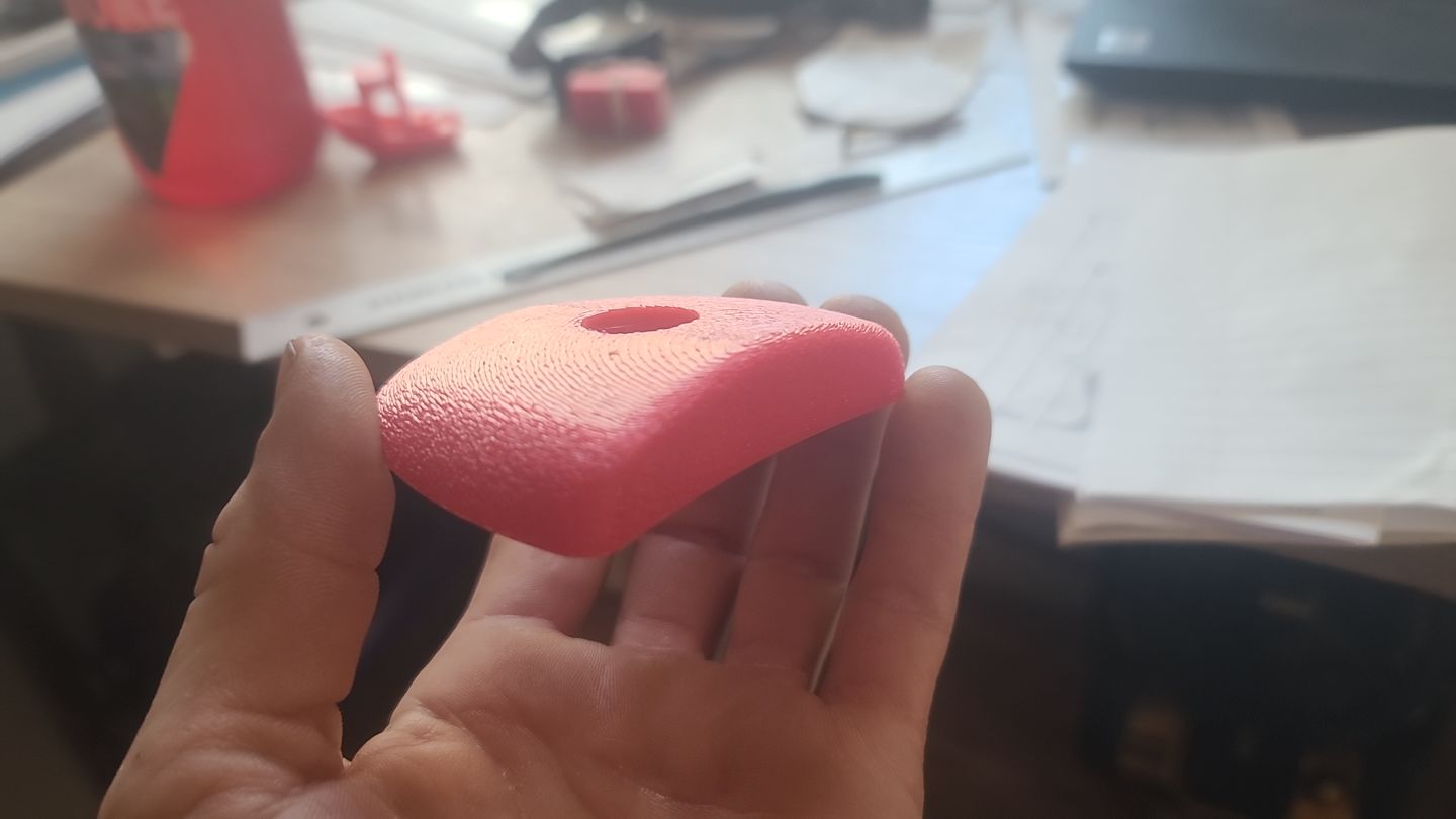 Customer photo review of Candy Red PETG Filament 1.75mm