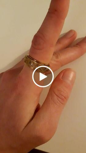 Customer photo review of Bague d'Anxiété Acier Inoxydable - AURORA