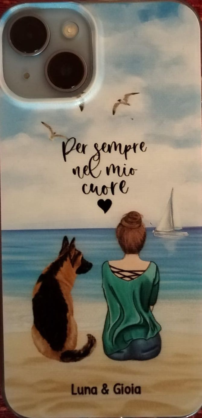 Customer photo review of Insieme al mio animale domestico – Custodia per il telefono personalizzata