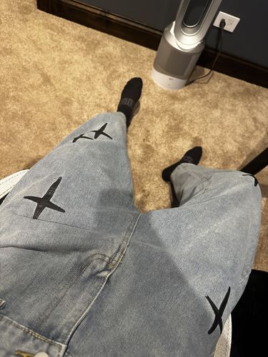 Customer photo review of KAMI NO.5169 LOOSE BAGGY JEANS