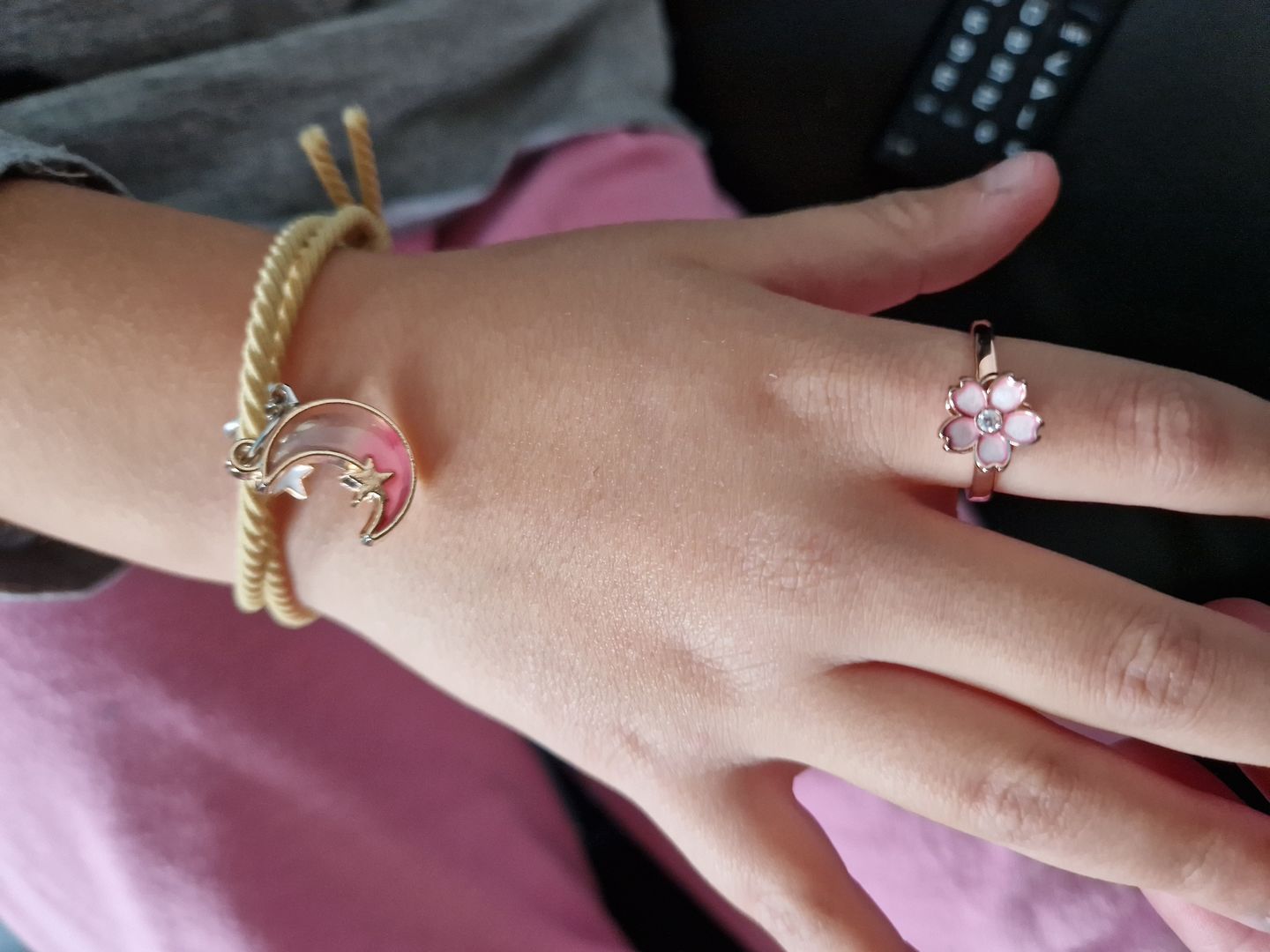 Customer photo review of Bague d'Anxiété Ajustable - SAKURA