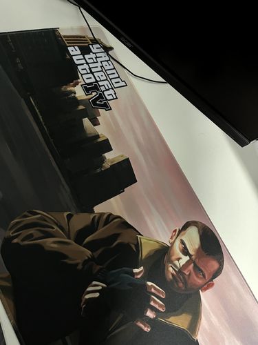 Customer photo review of Personalisiertes Mauspad (Format:21:9) (Auflösung:4500x2000 Pixel)