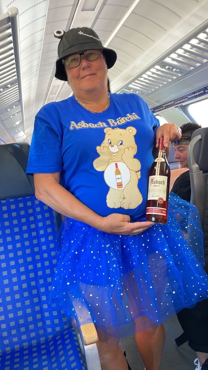 Customer photo review of Asbach Bärchi - Glücksbärchi - Herren Shirt