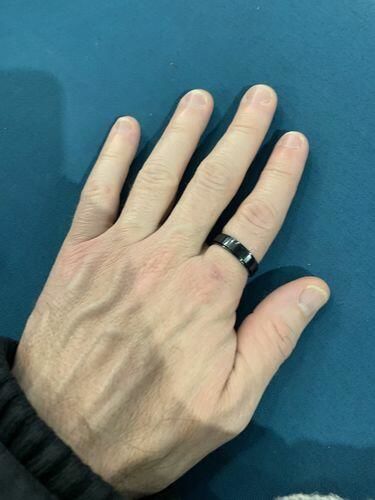 Customer photo review of Bague d'Anxiété Acier Inoxydable - KARA