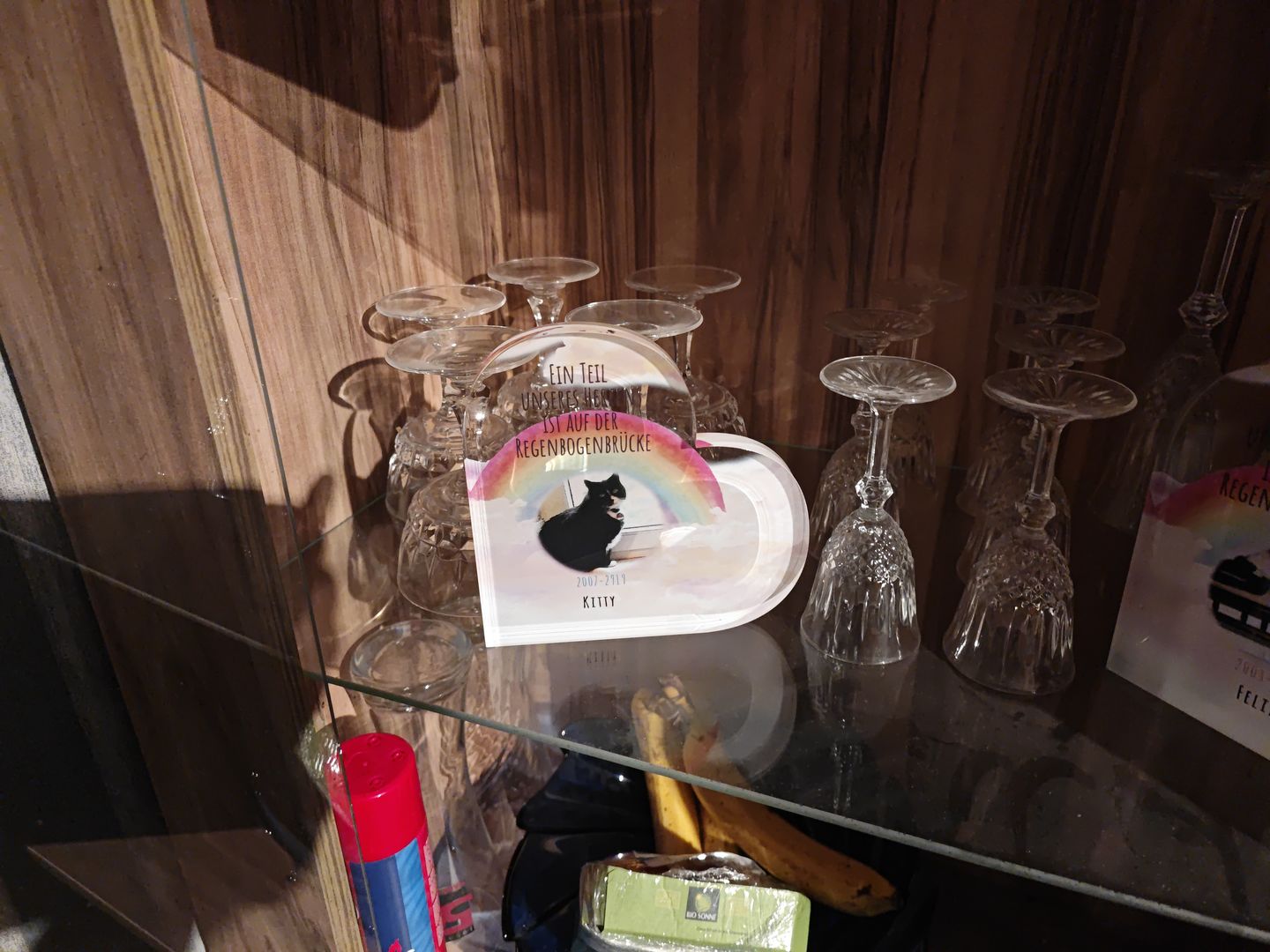 Customer photo review of Dein Foto mit Regenbogen - Individuelles Glasherz
