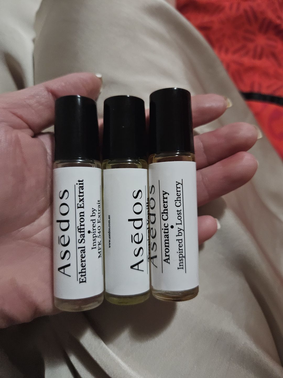 Customer photo review of ETHEREAL SAFFRON PERFUME OIL