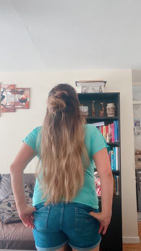 Customer photo review of The Loose Wave HD Fibre 24" Lace U Part Wig
