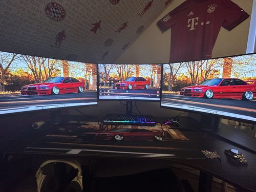 Customer photo review of Personalisiertes Mauspad (Format:21:9) (Auflösung:4500x2000 Pixel)