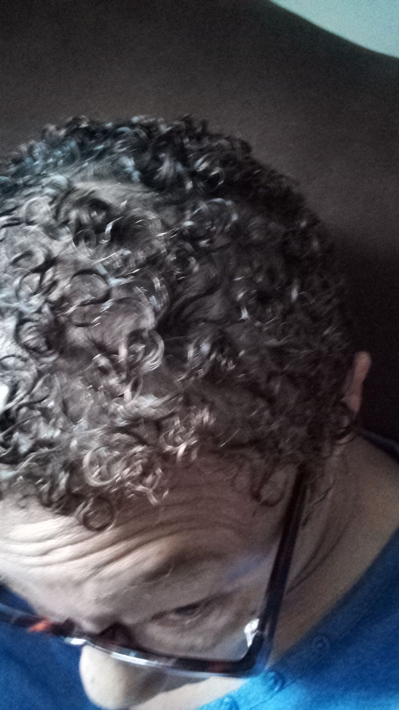 Customer photo review of Wash and Go Finishing Mousse for Curly Hair | Master's Collection