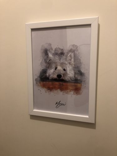 Customer photo review of Πορτραίτο Κατοικίδιου - Νερομπογιά