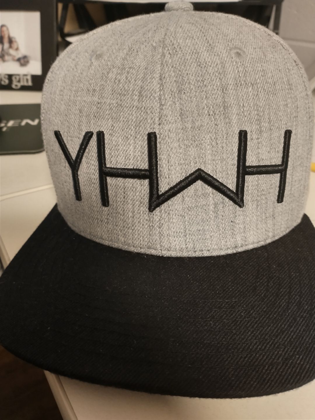 Customer photo review of YHWH - Heather Gray SB (Product of Grace Series)