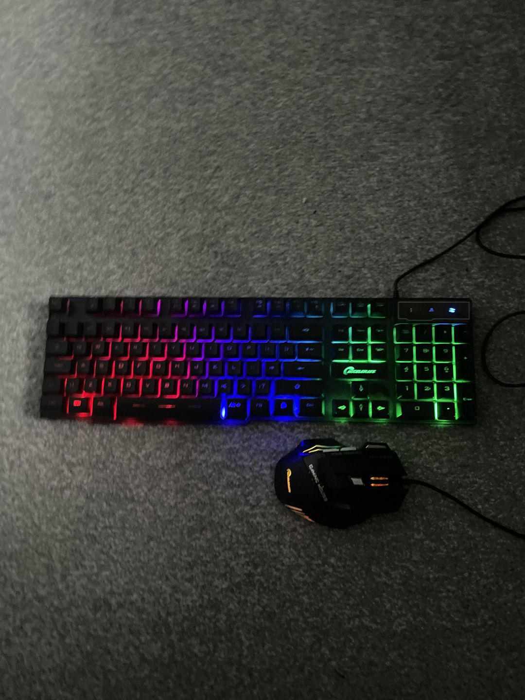Customer photo review of Gaming Keyboard & Mouse Bundle